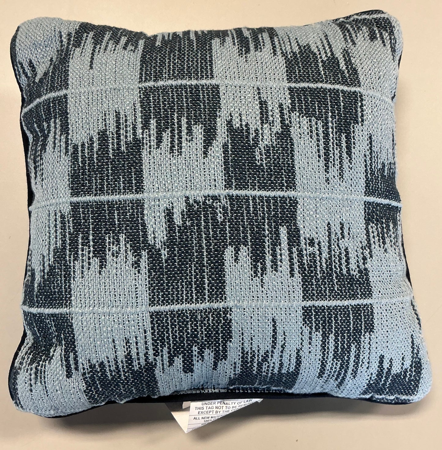 18"x18" Ikat Woven Pillow - Light Blue/Navy - Threshold™
