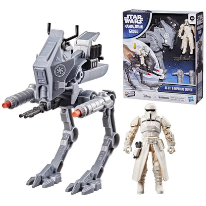 Star Wars ActionVerse AT-RT & Imperial Remnant AT-RT Driver - Minor Box Damage (see pictures)