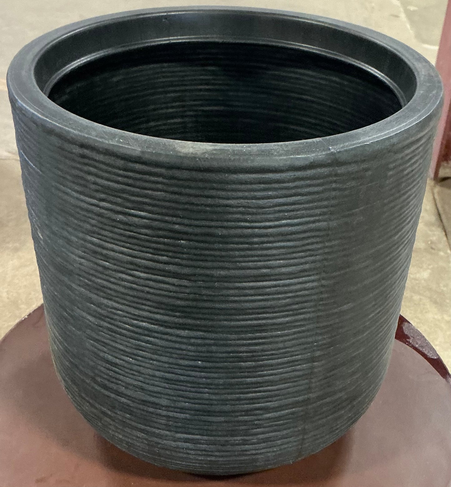 Fluted Outdoor Planters - Assorted Sizes - Minor Cosmetic Damage (see pictures) - FOR PICKUP ONLY