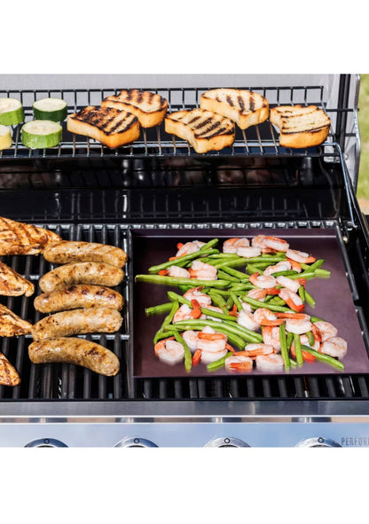 Charbroil Carbon Steel Heat-Resistant Griddle Stone Grill Topper Silver - Damaged Box (see pictures) - FOR PICKUP ONLY