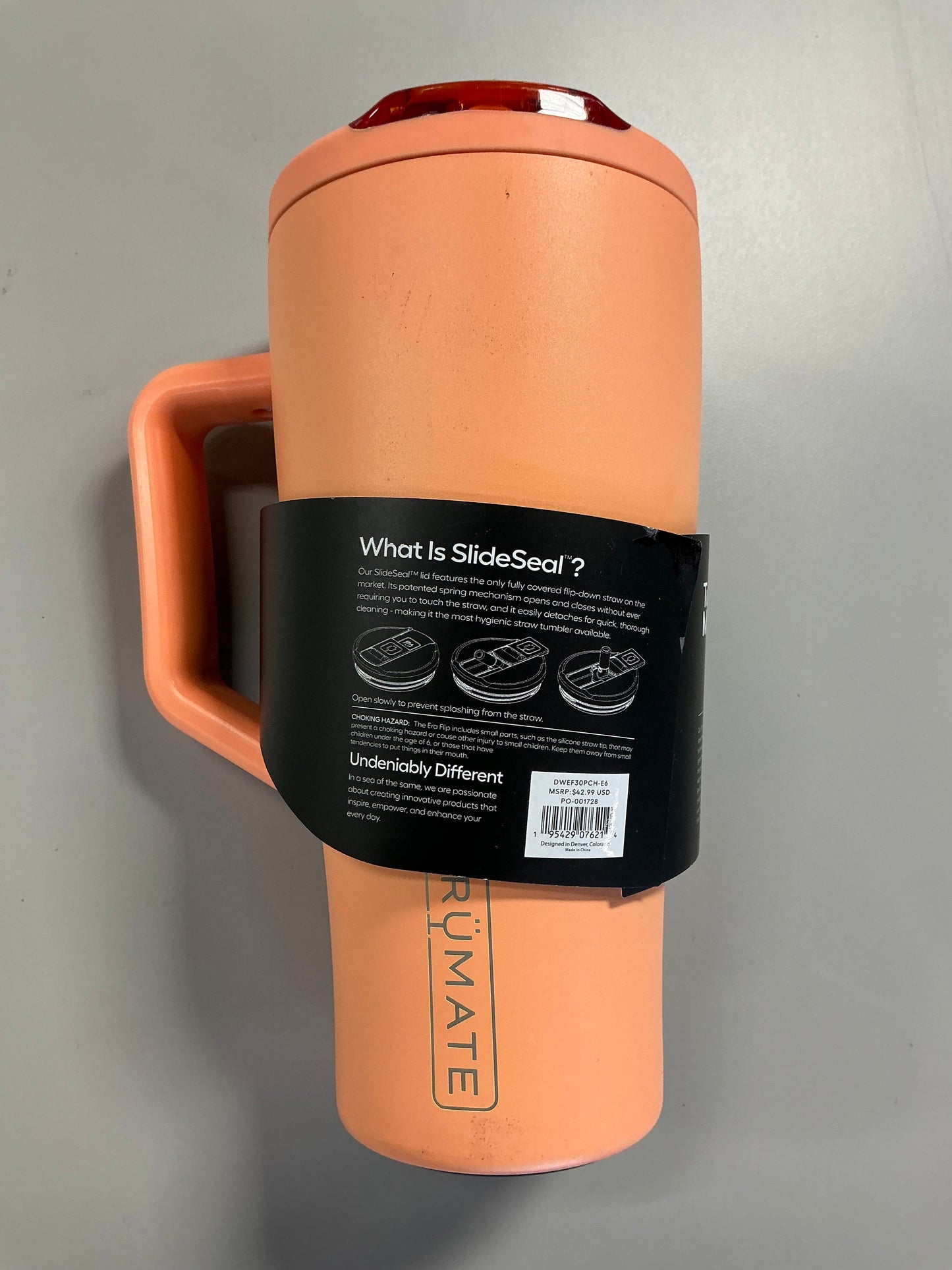 BruMate 30 fl oz Stainless Steel Era Flip Straw Tumbler - Minor Cosmetic Damage- May Be Missing Packaging (see pictures)