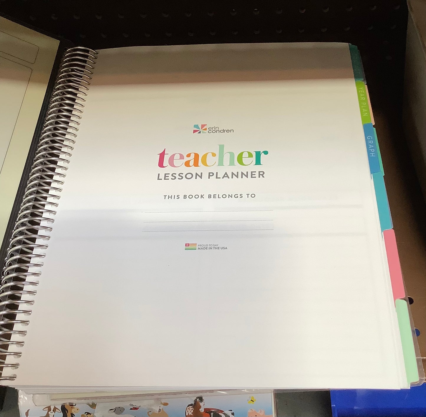 Erin Condren 12 Month Teacher Lesson Planner