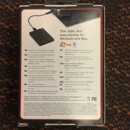 Seagate One Touch 1TB HDD External Hard Drive