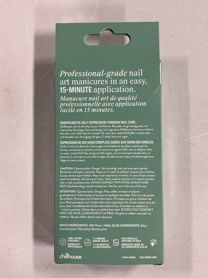 Chillhouse Chill Tips Press-On Fake Nails - Sea Siren - 24ct