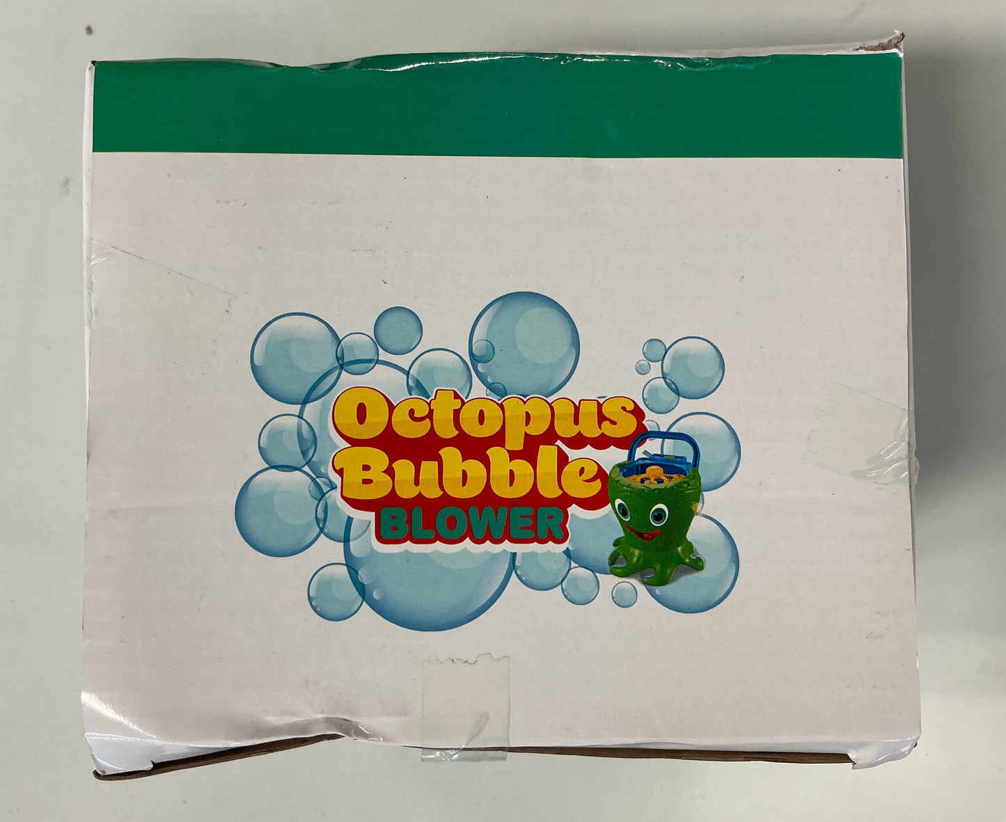 Octopus Bubble Machine, Includes 1 Bubbles Blowing Toy with Carry Handle and 1 Bottle of Solution (Batteries Not Included )- Damaged Box (see pictures)