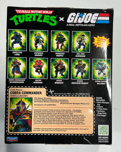 TMNT x G.I. JOE: Cobra Commander x Shredder Action Figure with Accessories