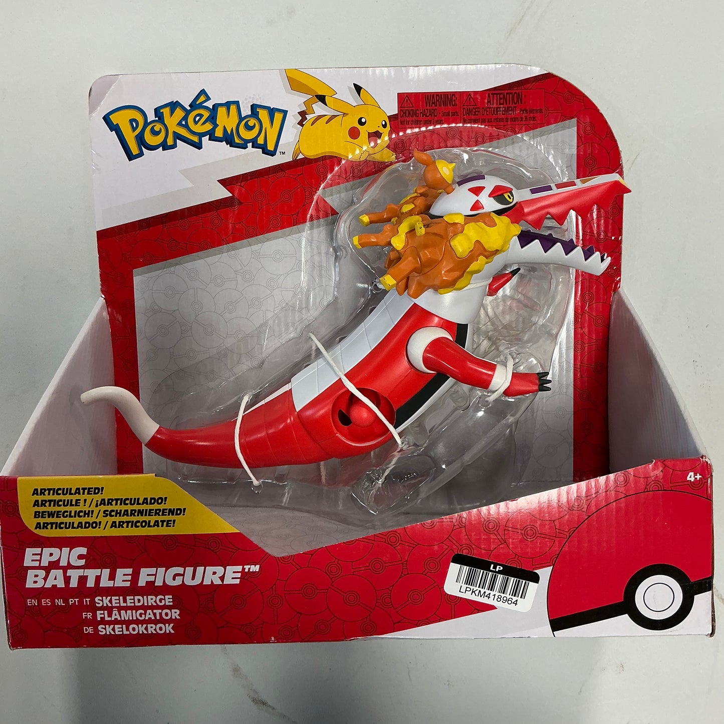 Jazwares Pokemon Skeledirge 12-in Epic Battle Figure