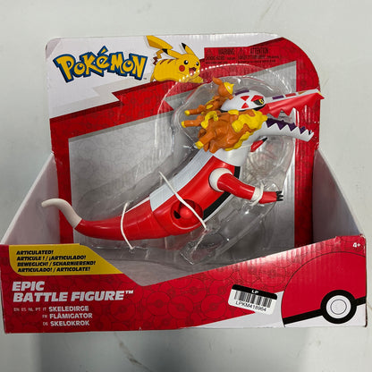 Jazwares Pokemon Skeledirge 12-in Epic Battle Figure