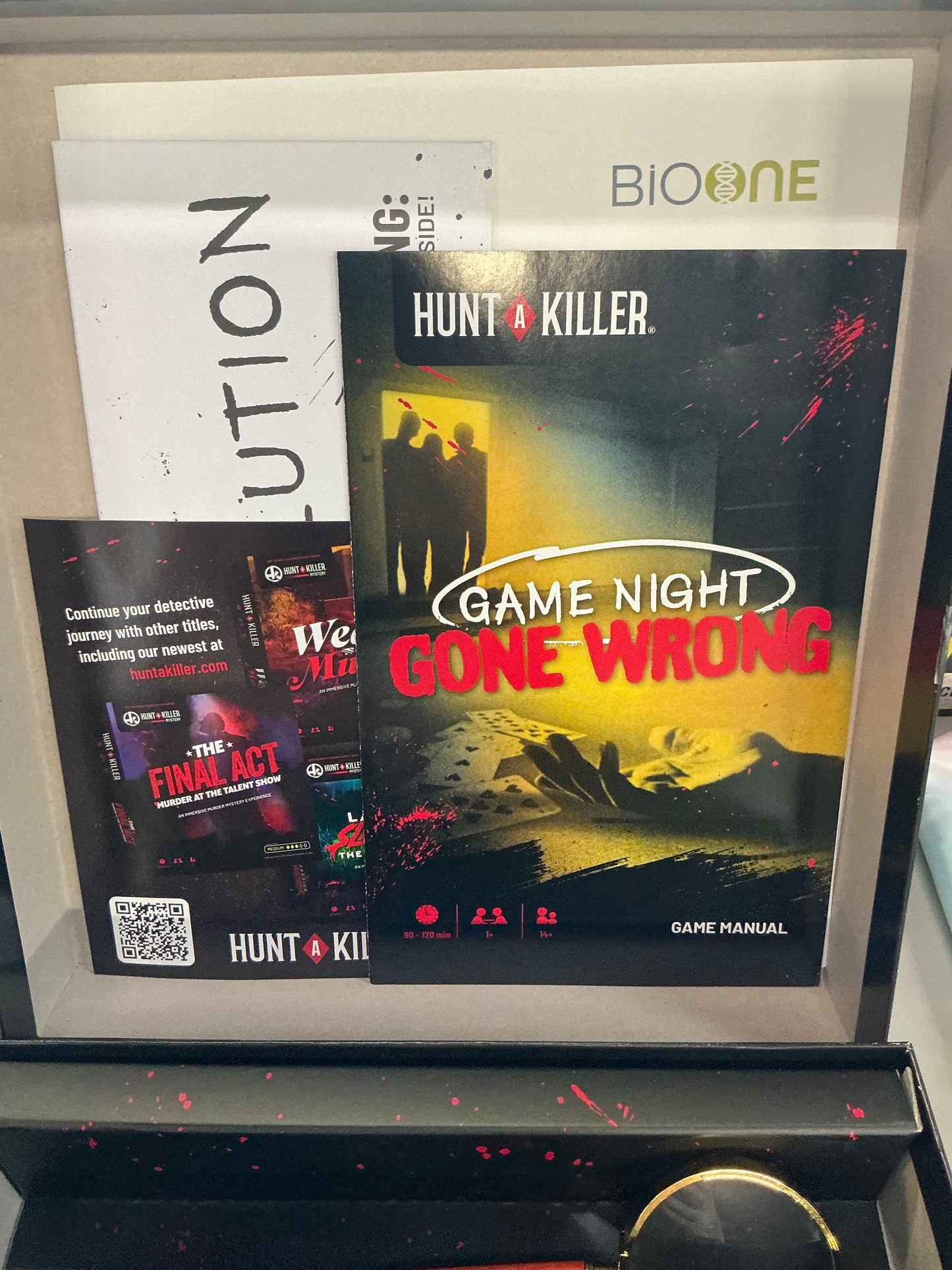 Hunt A Killer Game Night Gone Wrong Board Game - OPEN BOX (see pictures)