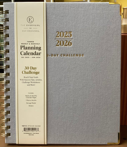 (Clearance)Blue Sky The Everygirl Weekly/Monthly Wirebound Planner