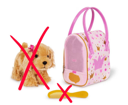 Pucci Pals Portable Pink Crown Glam Bag - For Pucci Pups - PUP NOT INCLUDED
