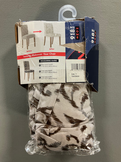 No 918 Verity Set of 2 Chair Slipcover - Damask Print (See pictures for measurements) - Open Box