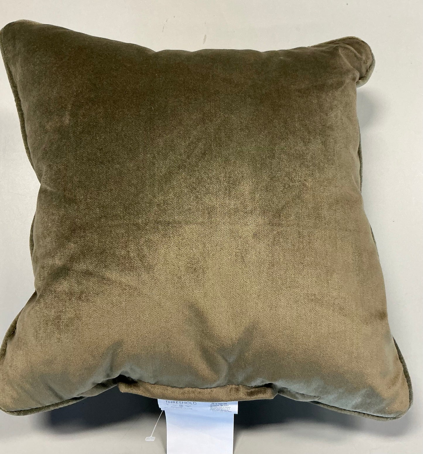 18"x18" Reversible Velvet Pillow - Green/Dark Green - Threshold™