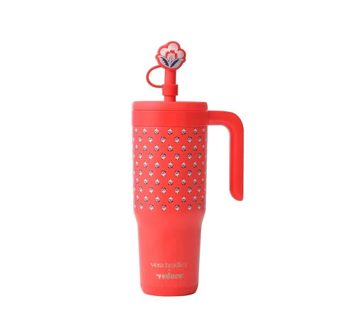 Vera Bradley x Reduce - 24oz Insulated Stainless Steel Straw Tumbler