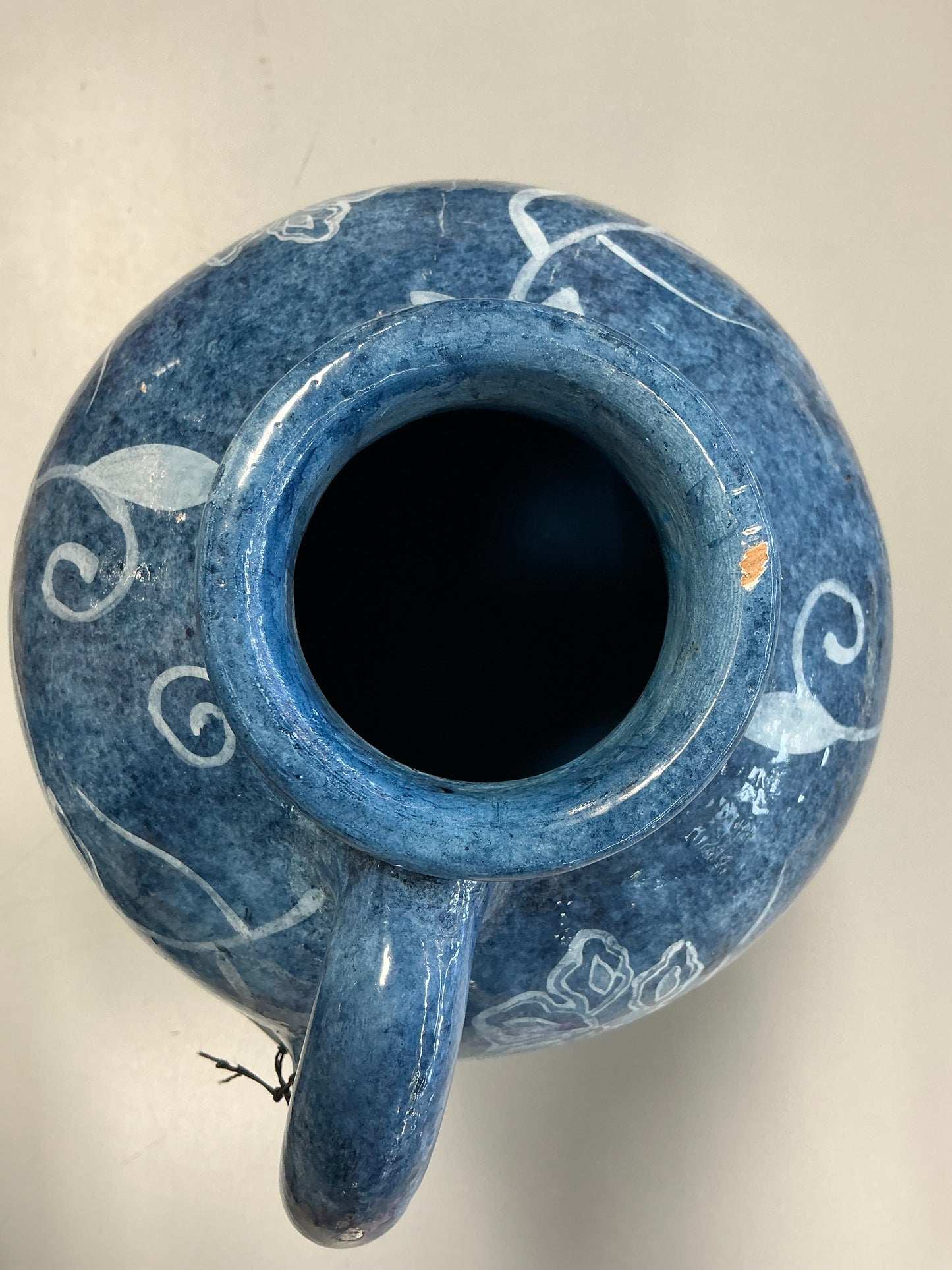 11.5" Painted Short Neck Decorative Vase Terracotta - Threshold™ - Minor Cosmetic Damage from Shipping (see pictures)