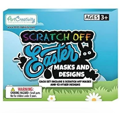 Scratch Off Easter Masks & Designs