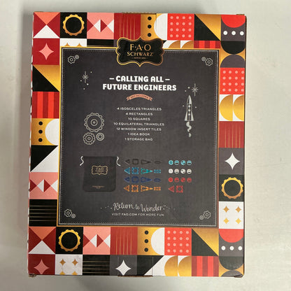 FAO Schwarz Magnetic Tile Set - 40pc