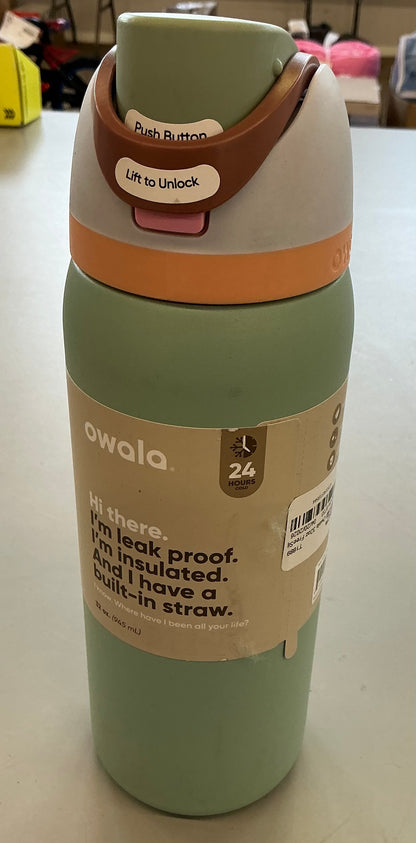 Owala 32oz FreeSip Stainless Steel Water Bottle - Minor Cosmetic Damage (see pictures) - Tops May Vary, Some May Be Missing Packaging