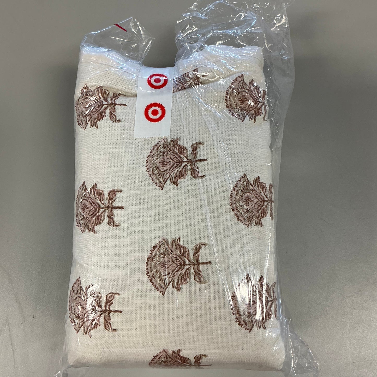1 Standard Lofty Cotton Slub Woodblock Print Floral Quilt Sham - White/Mauve – Threshold™ designed with Studio McGee: OEKO-TEX Certified