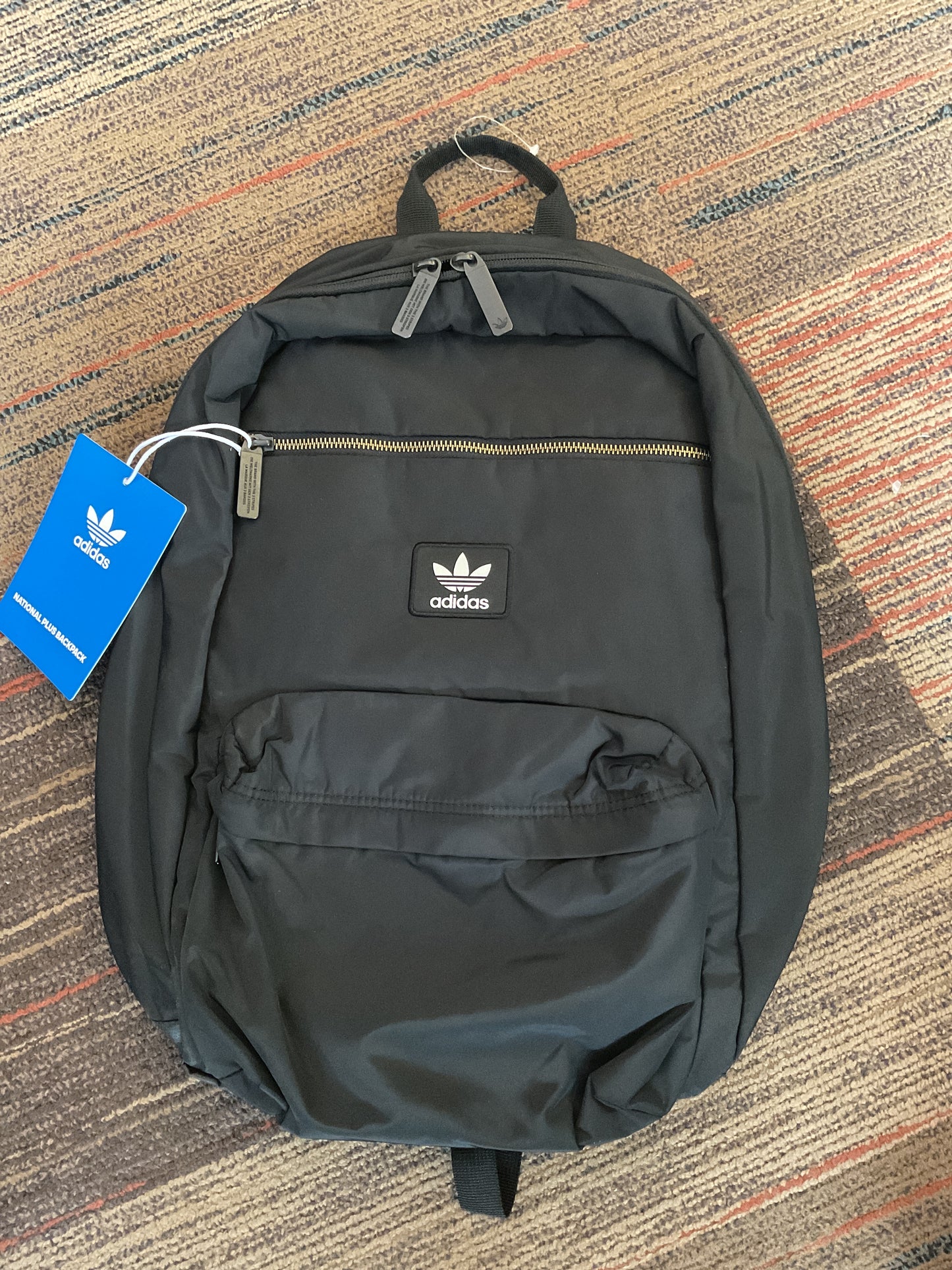 Adidas Original National Plus Black Backpack
