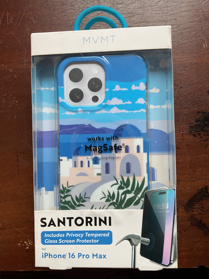 Santorini IPhones 16 Pro Max Phone Case