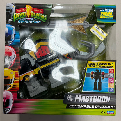 Power Rangers Mighty Morphin Re-Ignition - Mastodon Deluxe Combinable Dinozord - Damaged Box (see pictures)