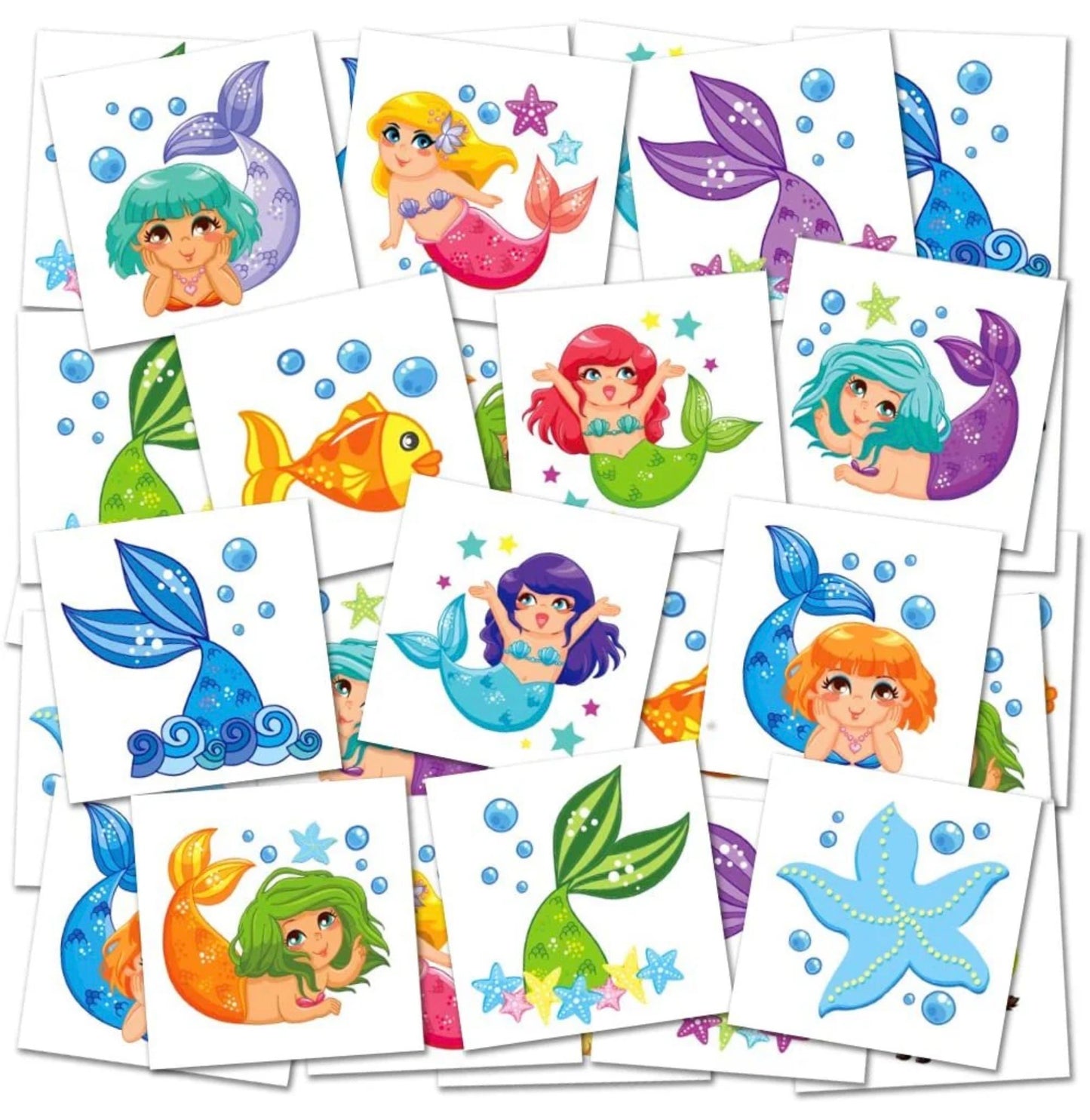 Temporary Tattoos - Bulk Pack of 144 Tattoos in each Assorted Design, Non-Toxic 2" Tats