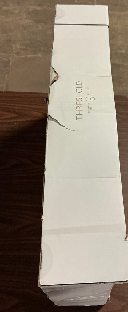 24x15 Arch Wall Mirror with Shelf and Pegs Brown/Black - Open Box (see pictures, may have some minor cosmetic damage) - FOR PICKUP ONLY