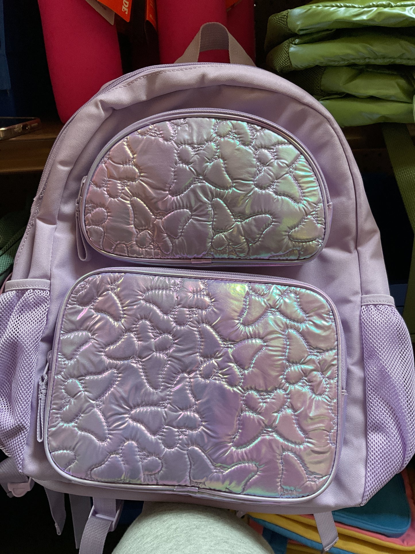 (Clearance )Purple Butterfly Backpack