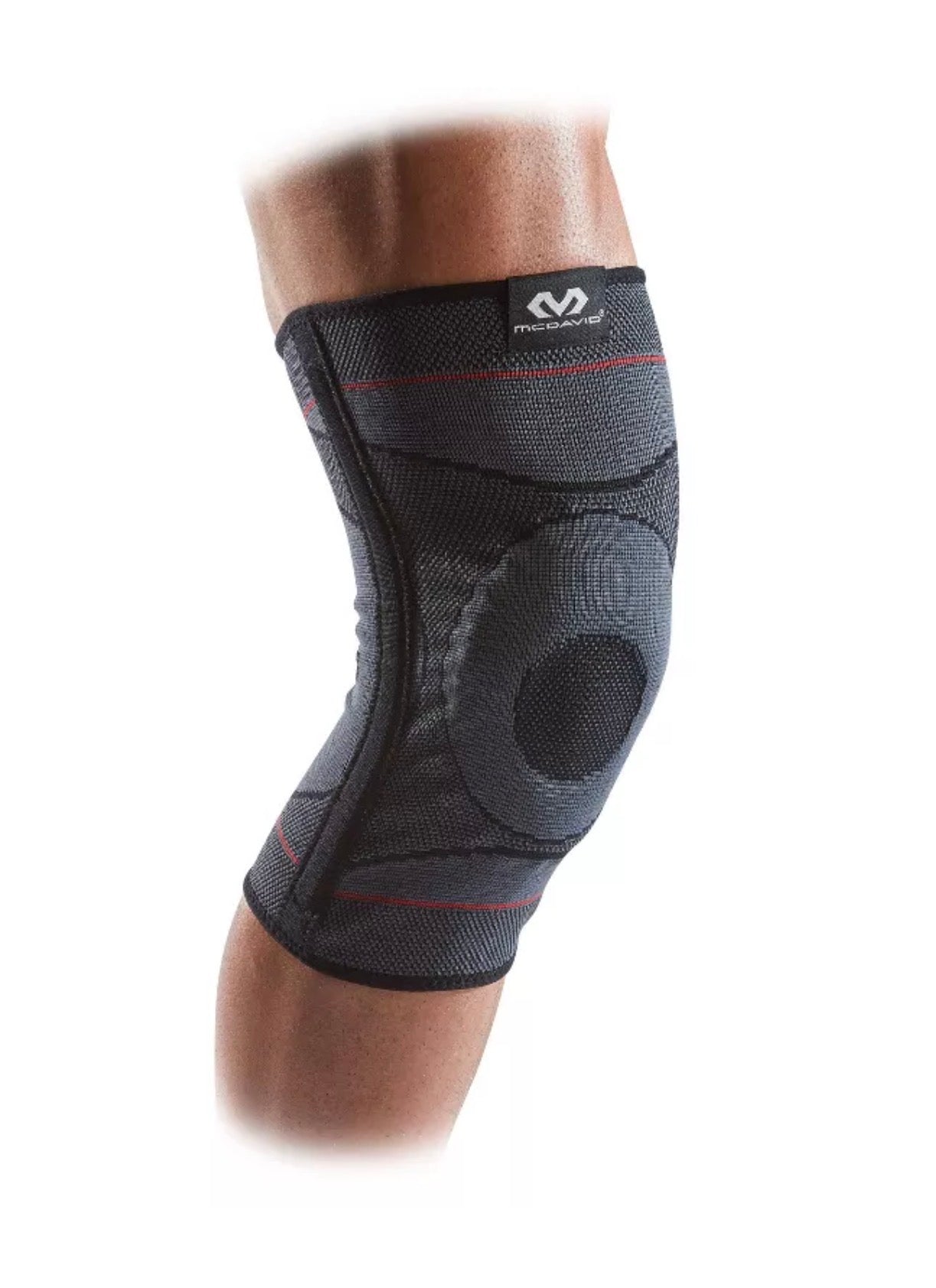 McDavid Sport Knee Knit Sleeve with Buttress and Stays - Gray