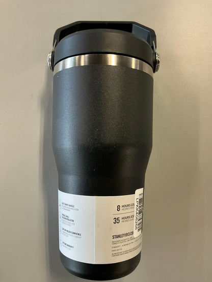 Stanley 20oz Stainless Steel IceFlow Flip Straw Tumbler- Black 2.0 - MINOR COSMETIC DAMAGE DUE TO SHIPPING (see pictures)