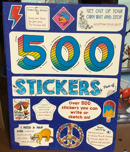 Piccadilly Sticker Book 500ct