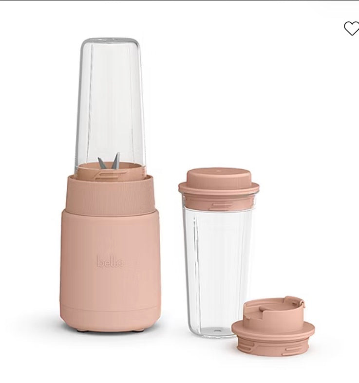 bella 6pc. Rocket Blender, Fits-anywhere™ kitchenware in Blossom - Open Box, Damaged Box (see pictures)