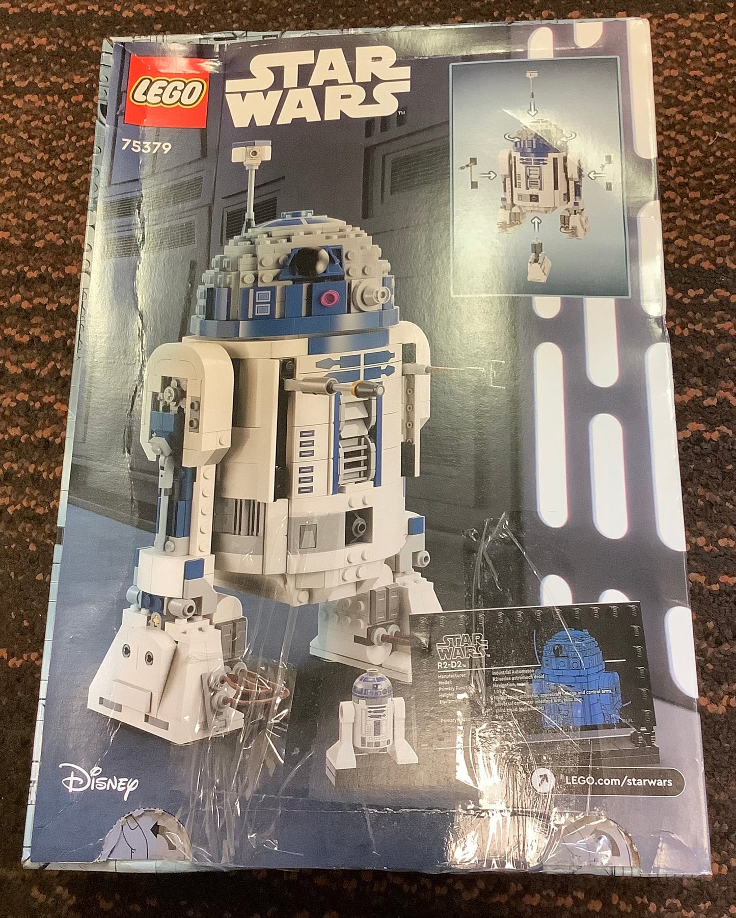BROKEN SEAL - LEGO Star Wars R2-D2 Buildable Toy
Droid for Display and Play 75379, DAMAGED BOX, AS IS