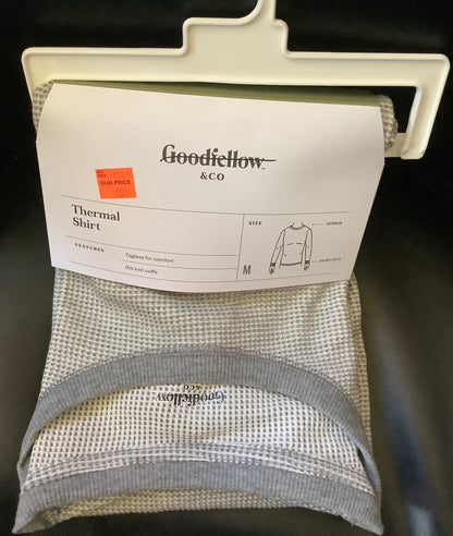 Men's Thermal Shirt Gray- Size Medium