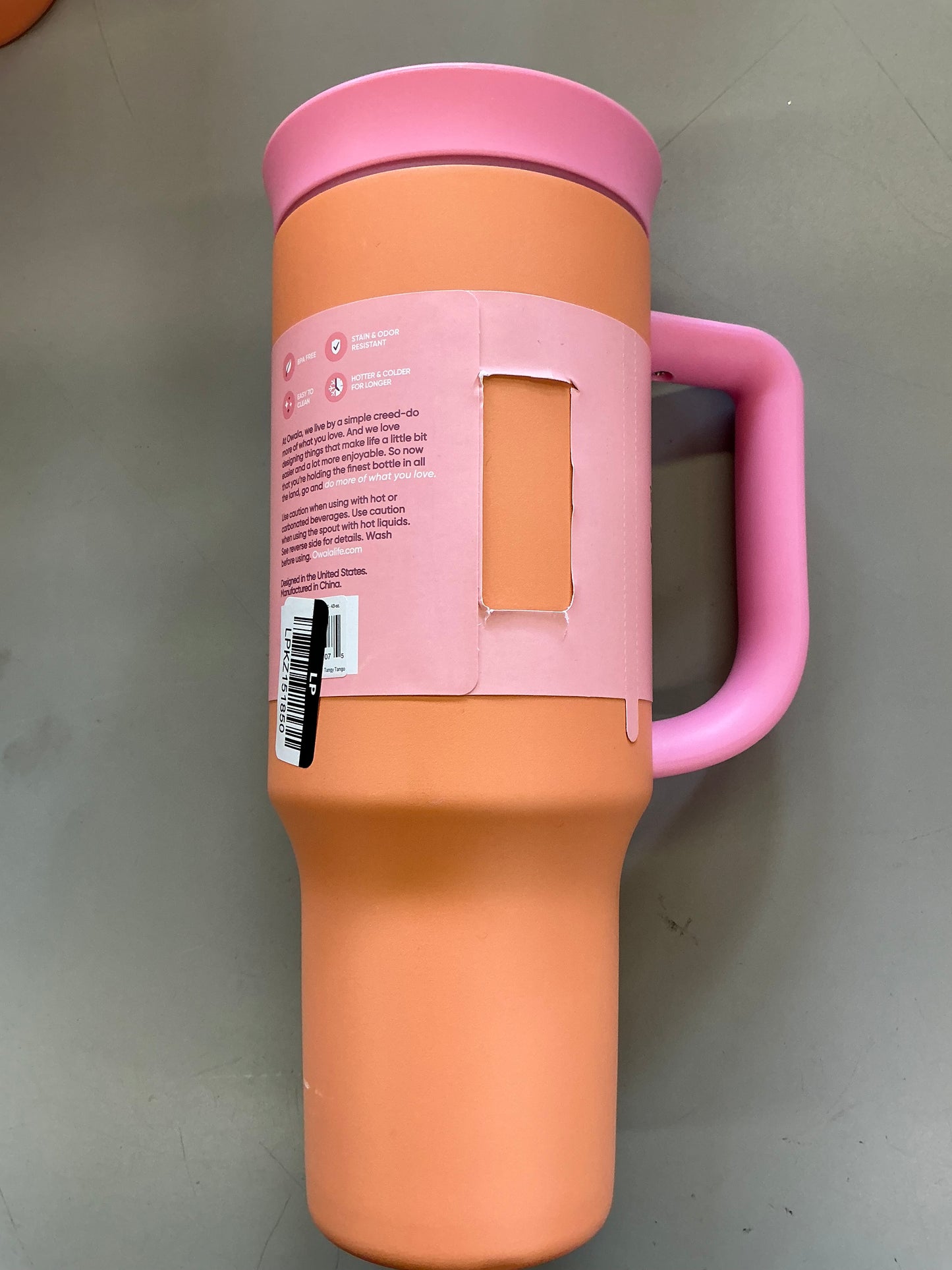 Owala 40oz Stainless Steel Straw Tumbler - SOME MAY BE MISSING STRAW - MINOR COSMETIC DAMAGE (see pictures)