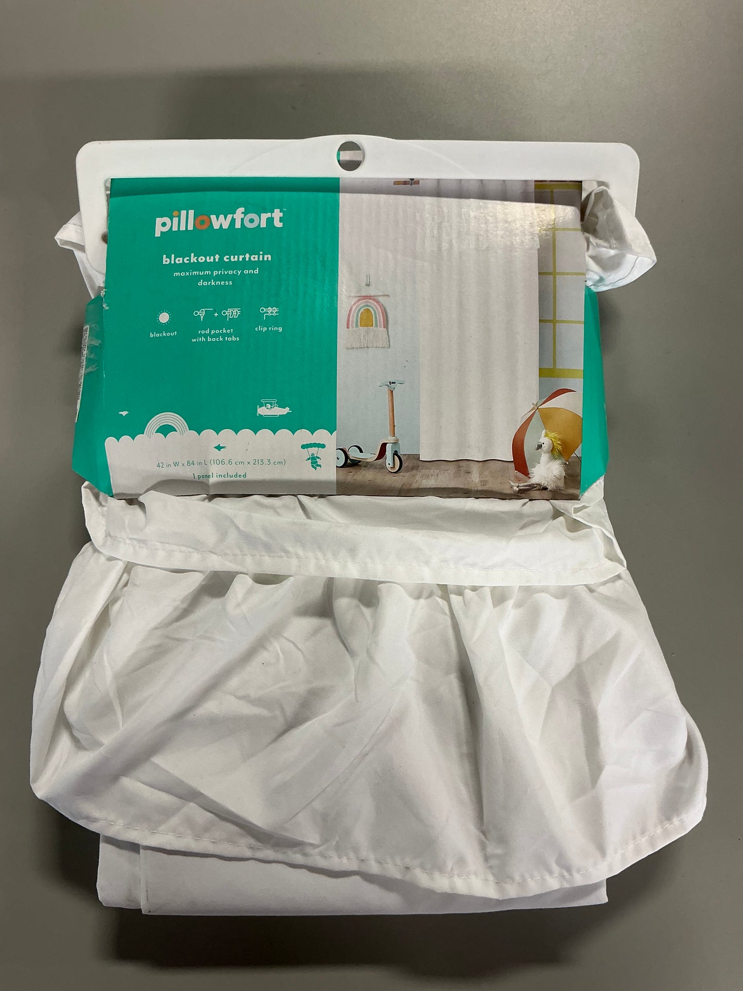 Blackout Window Curtain Panel - 1 PANEL - May Have Some Damaged Packaging/No packaging (see pictures) - 42”x84”