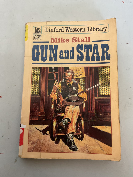 Gun and Star by Mike Stall, a Large Print edition