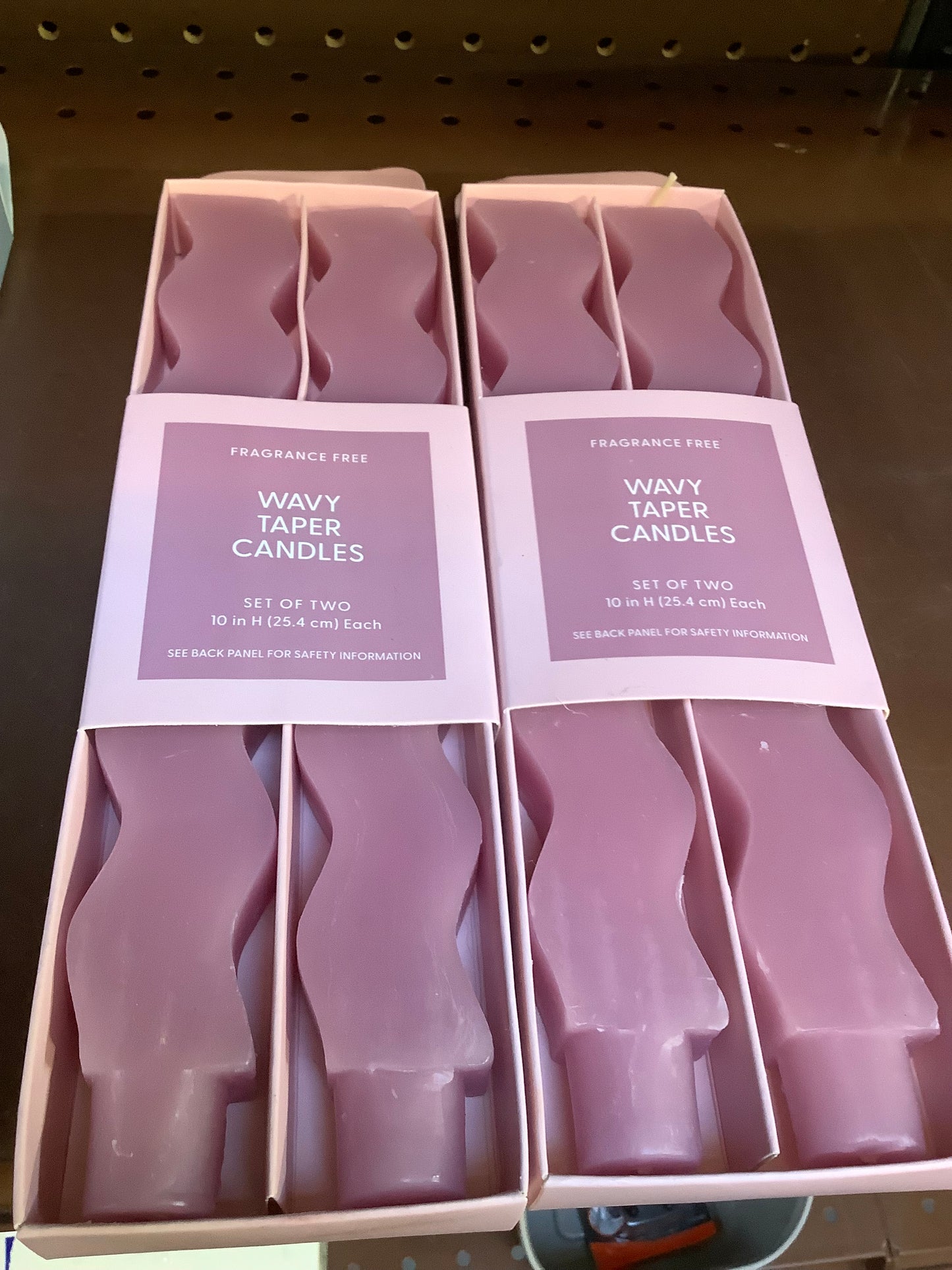 2-Pack Decorative Unscented Candles