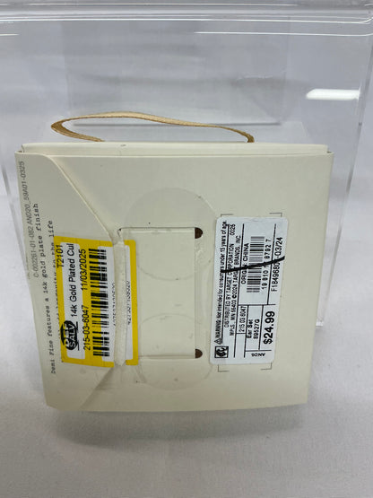 Gold Dainty Fashion Jewelry - Damaged Packaging (see pictures)