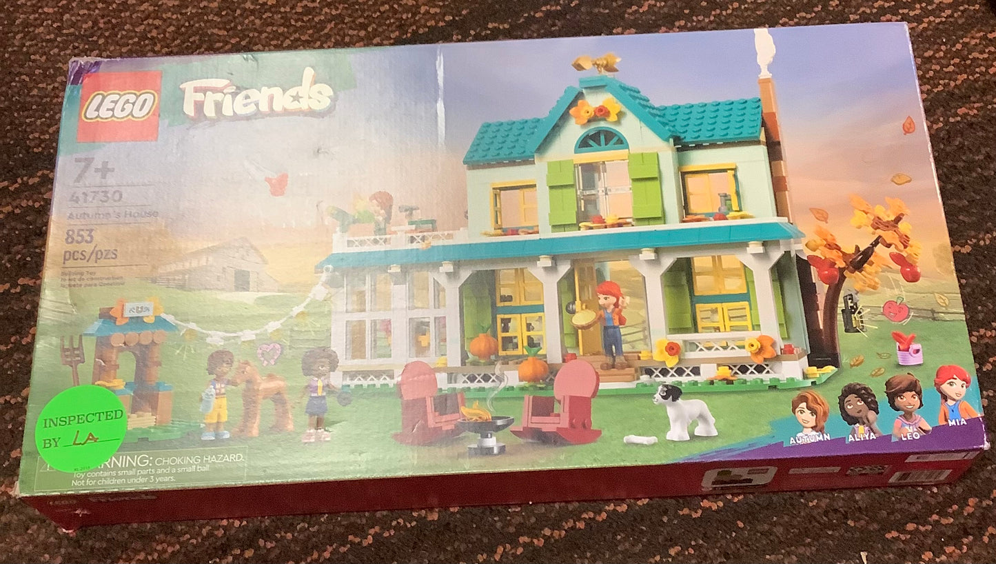 BROKEN SEAL - LEGO Friends Autumn's House, Dolls House Toy Playset 41730, DAMAGED BOX, AS IS