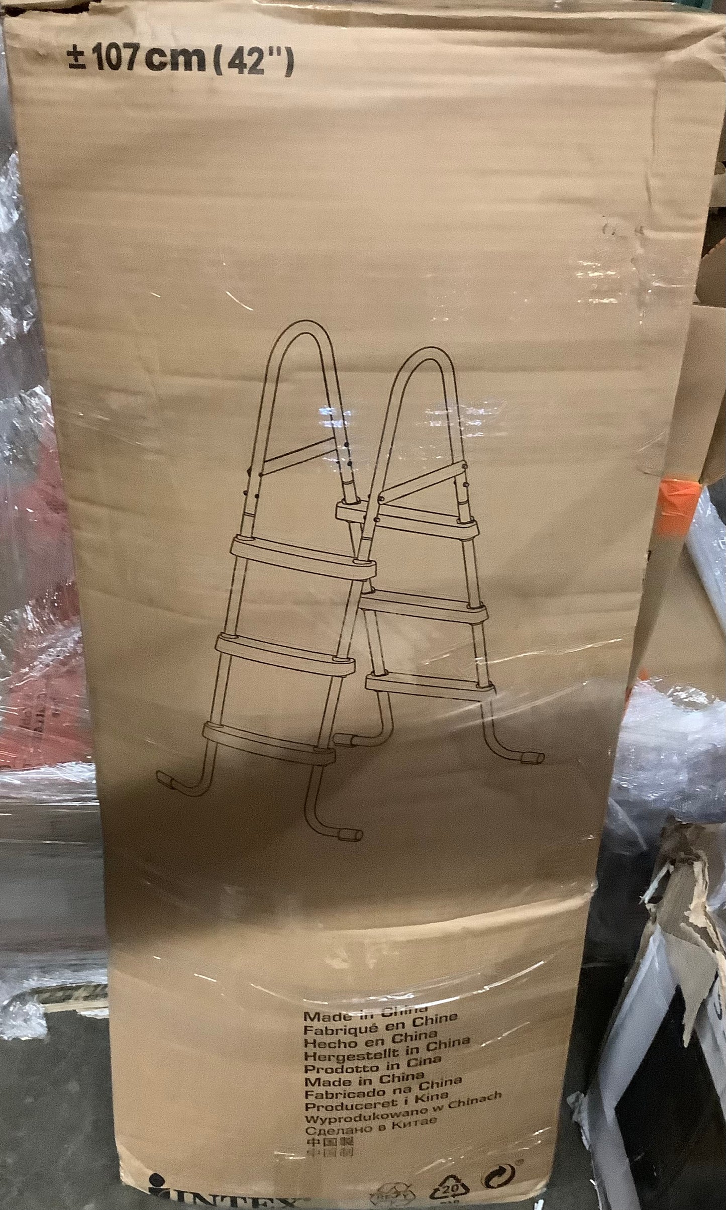 Intex Pool Ladder for 42-Inch Wall Height Above Ground Pools