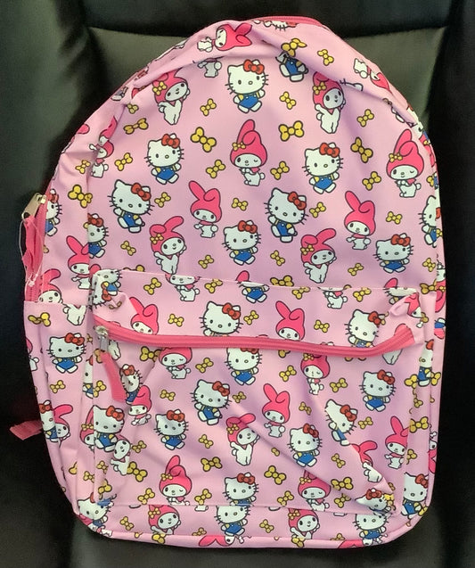 My Melody All Over Nylon Pink Kids School Backpack 16"
School Bookbag for Girls