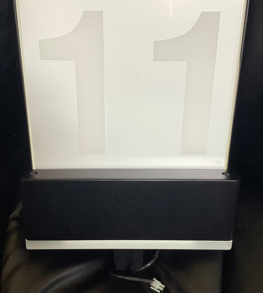 CASHIER STATION LIGHTS LASER ETCHED WALL MOUNTED
