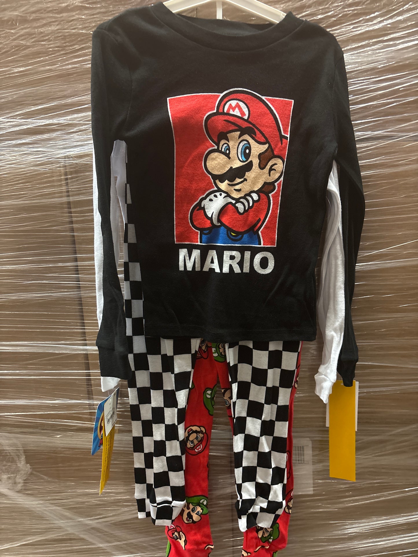 Nintendo Mario Pajama Sets -4pc - Size 5T