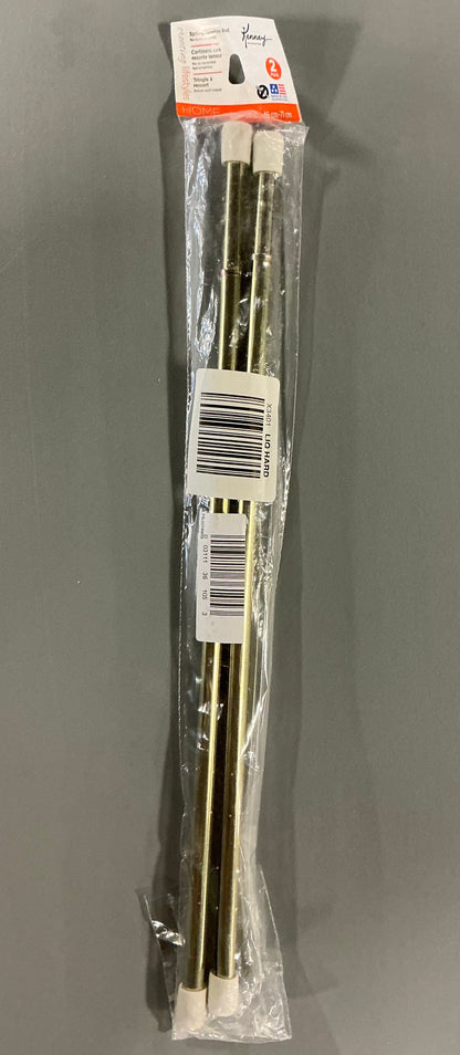 Kenney Tension Rod 2 pack (18”x28”) - Gold