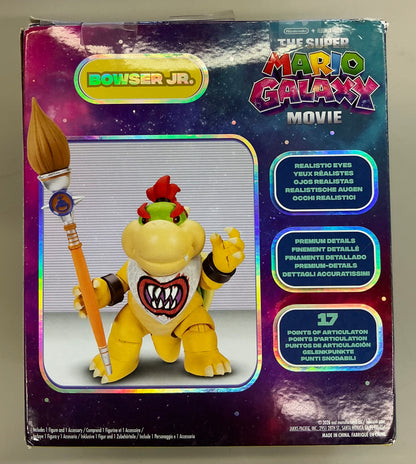 The Super Mario Galaxy Movie - 5” Figure Series – Bowser Jr. Figure with Paint Brush Accessory