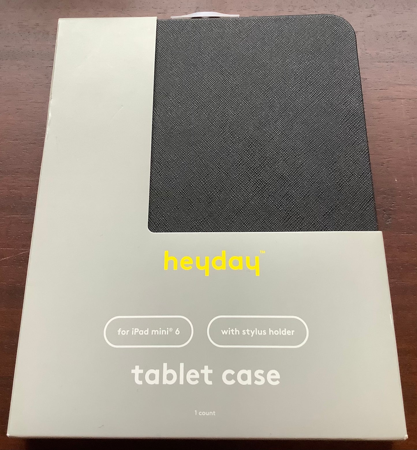 iPad Mini 6 Folio Case with Stylus Holder - Black - CLEARANCE