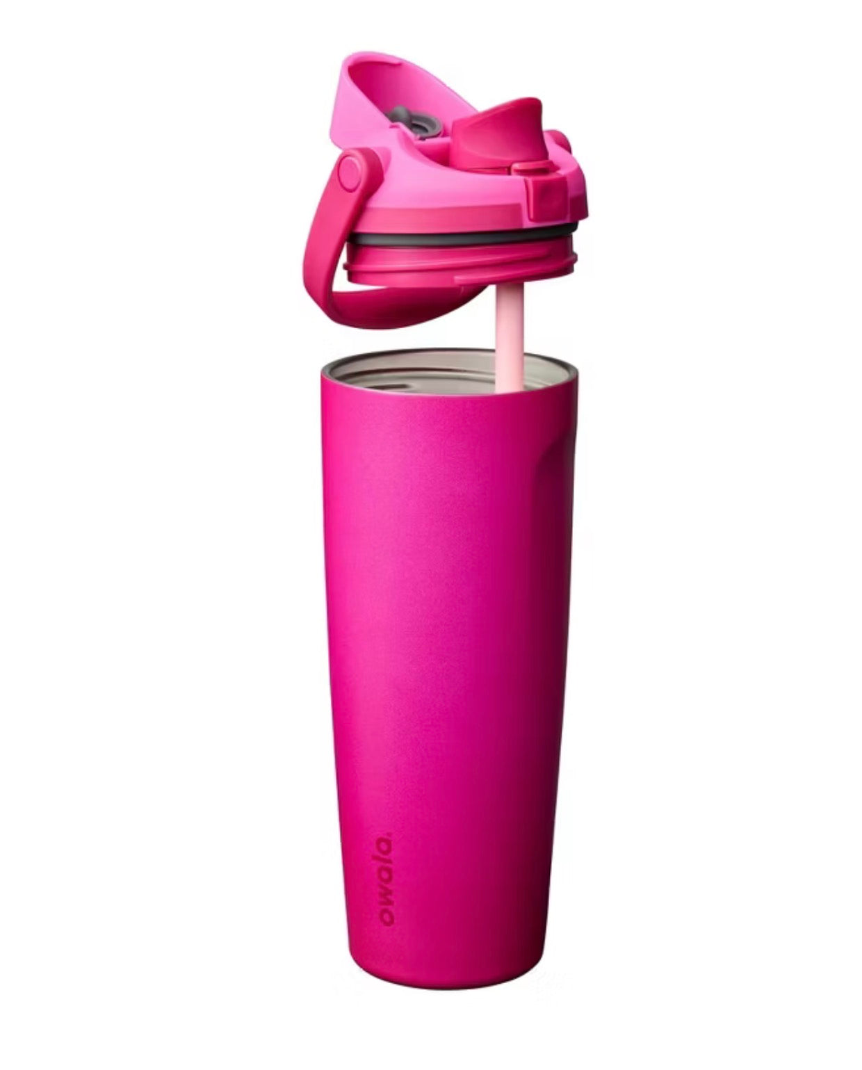 Owala 30 fl oz Stainless Steel FreeSip Sway Tumbler - MINOS COSMETIC DAMAGE- SOME MAY BE MISSING A STRAW (TOP MAY VARY, SEE PICTURES)