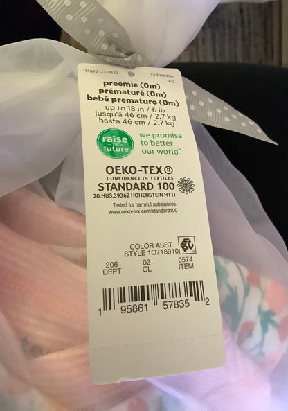 (Clearance)Baby Girl Preemie Set